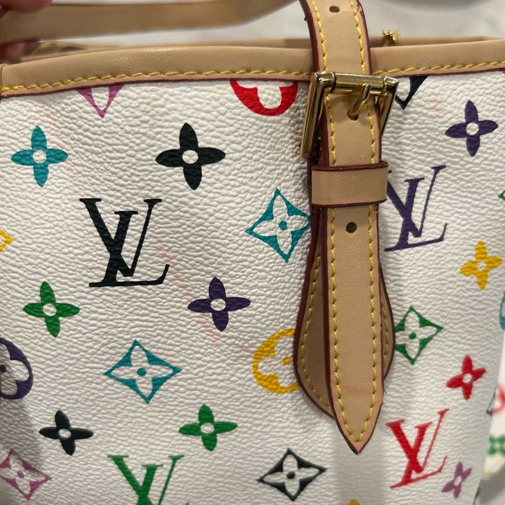 Louis Vuitton Multicolor Bucket Leather Handbag - Picture 5 of 11